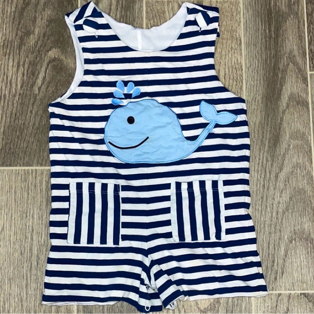 Dovie Jane boys shortall romper